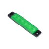 GloboStar® GloboStar® 79902 Πλευρικά Φώτα Όγκου Φορτηγών LED 6xSMD2835 DC 10-30V 1.5W 100lm IP66 Πράσινο - Μ9.5 x W2 x H1.1cm