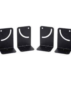 GloboStar® GloboStar® FDB K803-WB7 98029 Speaker Base Wall Bracket - Επιτοίχια Ρυθμιζόμενη Βάση Ηχείου για Τοποθέτηση Συστήματος Κολωνάτων Ηχείων K803 - IP20 - Μαύρο - Μ10 x Π8 x Υ14.5cm - Ζεύγος