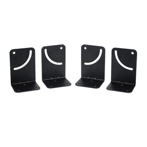 GloboStar® GloboStar® FDB K803-WB7 98029 Speaker Base Wall Bracket - Επιτοίχια Ρυθμιζόμενη Βάση Ηχείου για Τοποθέτηση Συστήματος Κολωνάτων Ηχείων K803 - IP20 - Μαύρο - Μ10 x Π8 x Υ14.5cm - Ζεύγος