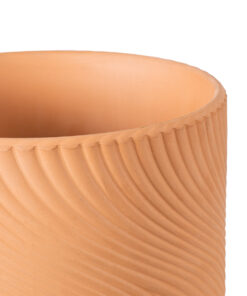 GloboStar® Artificial Garden ASTYPALAIA 20451 Πήλινο Κεραμικό Κασπώ Γλάστρα - Flower Pot Κεραμιδί Φ18cm x Υ16cm 20 5a95a6 20451 8