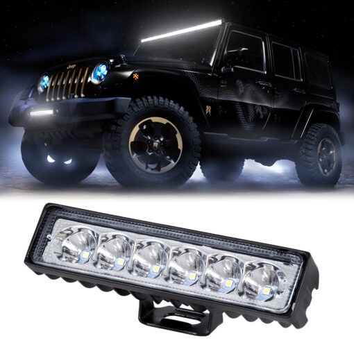 GloboStar® GloboStar® 85448 PRO Series Μπάρα Σήμανσης - Φώτα Ημέρας - DRL για Αυτοκίνητα & Φορτηγά LED CREE XBD 18W 1800lm DC 10-30V Αδιάβροχη IP65 Ψυχρό Λευκό 6000K