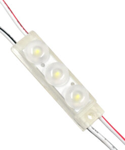 GloboStar® GloboStar® 73709 20 Τεμάχια x LED Modules 3 x SMD 3030 LUMILED LUXEON CHIP 1W 140lm DC 12V Αδιάβροχο IP67 Ψυχρό Λευκό 6000K