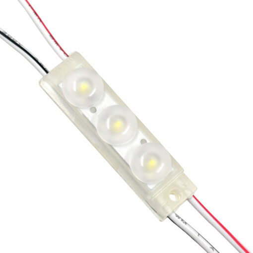 GloboStar® GloboStar® 73709 20 Τεμάχια x LED Modules 3 x SMD 3030 LUMILED LUXEON CHIP 1W 140lm DC 12V Αδιάβροχο IP67 Ψυχρό Λευκό 6000K