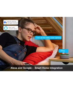 GloboStar® 86007 Rechargeable Table Camera WiFi HD 1080P 160° 1500mAh Two Way Audio Motion Detection & Digital Clock - Επαναφορτιζόμενη Επιτραπέζια Κάμερα WiFi HD 1080P 160° 1500mAh Διπλή Κατέυθυνση Ομιλίας Ανιχνευτή Κίνησης & Ψηφιακό Ρολόι - Ροζ 43 5b5533 86007 21