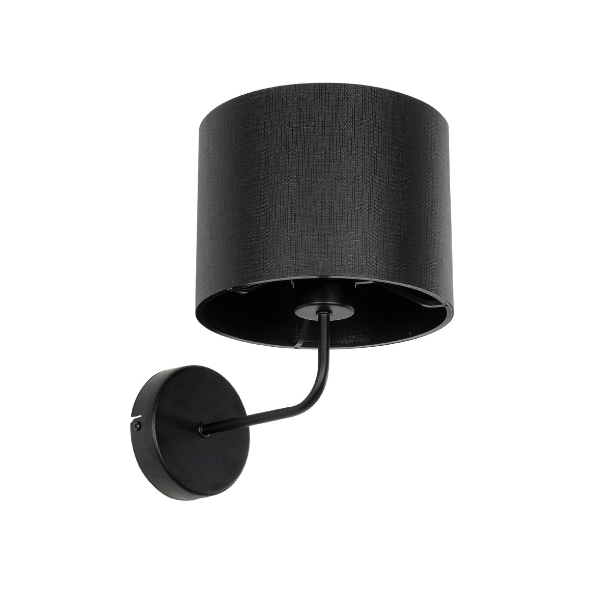 GloboStar® RALPH 203-0038 Vintage Επιτοίχιο Φωτιστικό Απλίκα Μονόφωτο 1 x E27 IP20 Μαύρο Μέταλλο με Μαύρο Ύφασμα - Μ22 x Π29 x Υ30cm 2 GloboStar® GloboStar® RALPH 203-0038 Vintage Επιτοίχιο Φωτιστικό Απλίκα Μονόφωτο 1 x E27 IP20 Μαύρο Μέταλλο με Μαύρο Ύφασμα - Μ22 x Π29 x Υ30cm