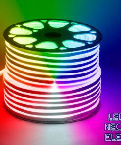 GloboStar® GLOBOSTAR® NEOVALE 70578 Ταινία Neon Flex LED 18W/m 900lm/m 120° DC 220-240V Αδιάβροχο IP65 60 x SMD5050 Chip/m Πολύχρωμο RGB Dimmable - Μ100 x Π0.8 x Υ1.6cm - 3 Χρόνια Εγγύηση
