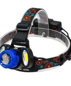 GloboStar® GLOBOSTAR® HEADLAMP 79056 Φακός Κεφαλής με Αισθητήρα Hand Swipe LED 20W 2000lm 15~60° DC 5V με USB-C με Επαναφορτιζόμενη Μπαταρία Li-ion 3.7V 2x18650 4800mAh Αδιάβροχο IP54 Ψυχρό Λευκό 6000K - CREE XHP50 & COB Chip - Μ7.5 x Π5.5 x Υ4.8cm - 1 Χρόνο Εγγύηση