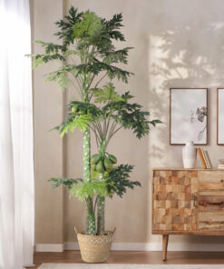 GloboStar® Artificial Garden ZAKYNTHOS 20336 ΣΕΤ 3 Διακοσμητικά Πλεκτά Καλάθια - Κασπώ Γλάστρες - Flower Pots Μπεζ με Μακραμέ A:Φ24cm x Υ20cm B:Φ28cm x Υ24cm C:Φ32cm x Υ28cm 44 5e9f6a 20383 20336