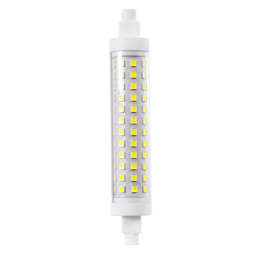 GloboStar® GLOBOSTAR® R7SPRO 60396 Λάμπα R7S 118mm LED 12W 1452lm 360° AC 220-240V IP20 Ψυχρό Λευκό 6000K - Lumileds SMD Chip - Μ11.8 x Π2.2 x Υ2.2cm - 3 Χρόνια Εγγύηση
