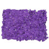 GloboStar® GloboStar® 78326 Συνθετικό Πάνελ Λουλουδιών - Κάθετος Κήπος Ορτανσία Μωβ Μ60 x Υ40 x Π5cm