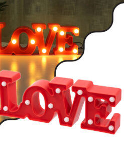 GloboStar® GloboStar® 76548 Επιτραπέζιο Φωτιστικό Πορτατίφ LED 2W -lm 180° με Μπαταρίες (Δεν Περιλαμβάνονται) IP20 Θερμό Λευκό 2700K Κόκκινο Πλαστικό - Μ30 x Π10.7 x Υ4cm - 2 Xρόνια Εγγύηση