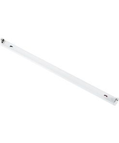 GloboStar® GloboStar® TUBATO 60147 Μεταλλικό Σκαφάκι για 1 x Λάμπα 60CM T8 G13 LED AC 220-240V IP20 Μ60 x Π3.4 x Υ4.3cm - 5 Χρόνια Εγγύηση