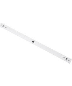 GloboStar® TUBATO 60147 Μεταλλικό Σκαφάκι για 1 x Λάμπα 60CM T8 G13 LED AC 220-240V IP20 Μ60 x Π3.4 x Υ4.3cm - 5 Χρόνια Εγγύηση 8 60147 3