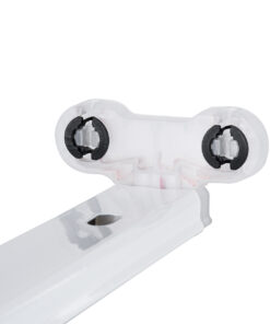 GloboStar® TUBATO 60151 Μεταλλικό Σκαφάκι για 2 x Λάμπες 60CM T8 G13 LED AC 220-240V IP20 Μ60 x Π7.2 x Υ4cm - 5 Χρόνια Εγγύηση 10 60151 5