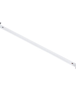 GloboStar® GloboStar® TUBATO 60152 Μεταλλικό Σκαφάκι για 2 x Λάμπες 90CM T8 G13 LED AC 220-240V IP20 Μ90 x Π7.2 x Υ4cm - 5 Χρόνια Εγγύηση