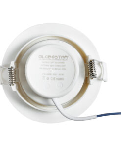 GLOBOSTAR® DE VALERA 60183 Χωνευτό Κινούμενο Downlight Σποτ LED 5W 485lm 60° AC 220-240V IP20 Φυσικό Λευκό 4500K - Bridgelux SMD Chip & TÜV SÜD Driver - Λευκό Ματ - Μ9 x Π9 x Υ4cm / Q8cm - 3 Χρόνια Εγγύηση 11 60183 5