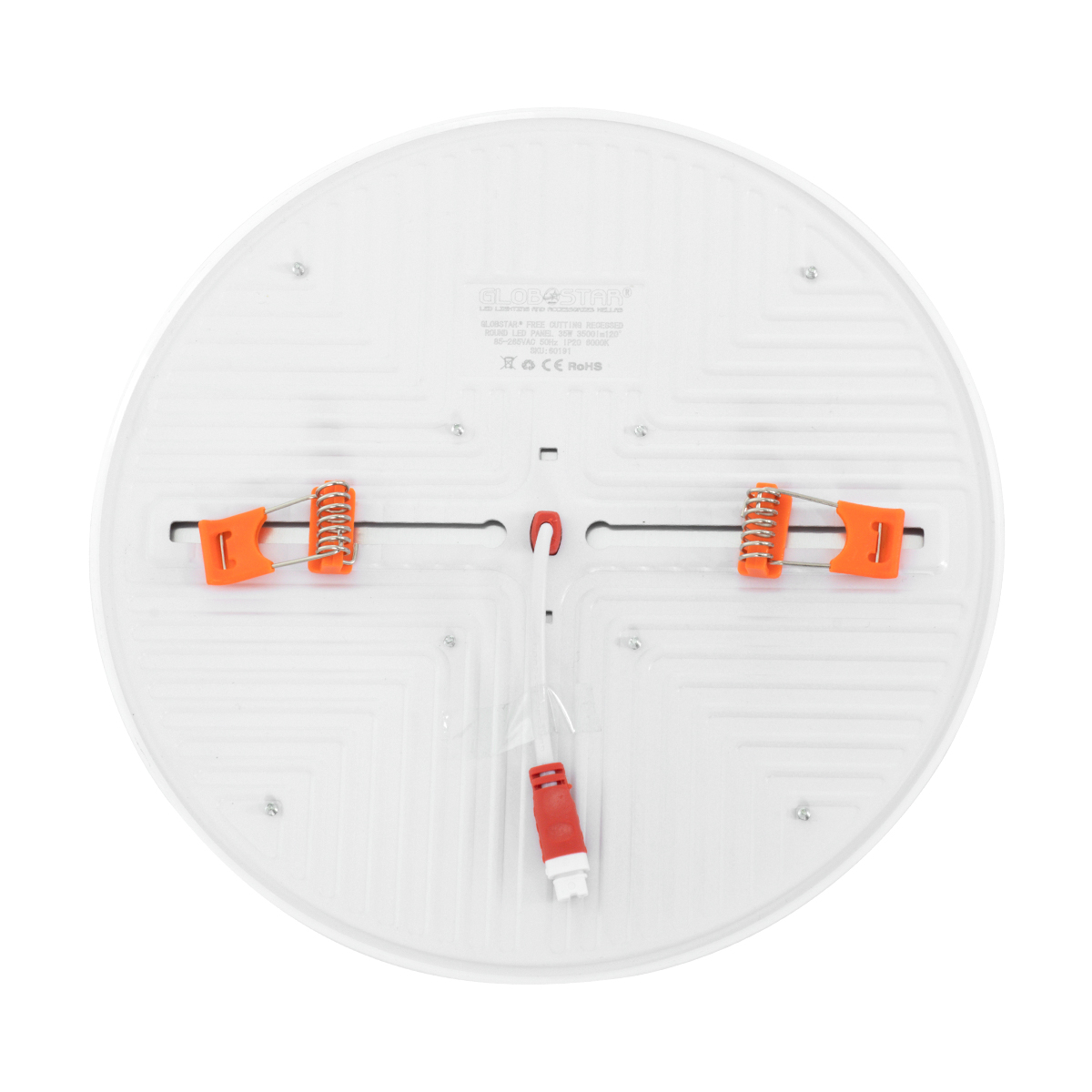 GloboStar® 60191 Χωνευτό LED Panel FrameLess Φ22cm 33W 3590lm 180° AC 220-240V IP20 με Σύστημα Ρυθμιζόμενης Τρύπας Κοπής από 3.5εκ έως 20.5εκ - Φ22.2 x Υ2cm Ψυχρό Λευκό 6000K - 3 Years Warranty 6 GloboStar® 60191 Χωνευτό LED Panel FrameLess Φ22cm 33W 3590lm 180° AC 220-240V IP20 με Σύστημα Ρυθμιζόμενης Τρύπας Κοπής από 3.5εκ έως 20.5εκ - Φ22.2 x Υ2cm Ψυχρό Λευκό 6000K - 3 Years Warranty - Image 4