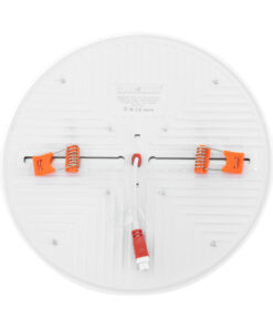 GloboStar® 60192 Χωνευτό LED Panel FrameLess Φ22cm 33W 3492lm 180° AC 220-240V IP20 με Σύστημα Ρυθμιζόμενης Τρύπας Κοπής από 3.5εκ έως 20.5εκ - Φ22.2 x Υ2cm Φυσικό Λευκό 4500K - 3 Years Warranty 12 60192 4