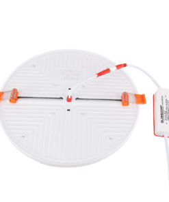 GloboStar® 60192 Χωνευτό LED Panel FrameLess Φ22cm 33W 3492lm 180° AC 220-240V IP20 με Σύστημα Ρυθμιζόμενης Τρύπας Κοπής από 3.5εκ έως 20.5εκ - Φ22.2 x Υ2cm Φυσικό Λευκό 4500K - 3 Years Warranty 13 60192 5