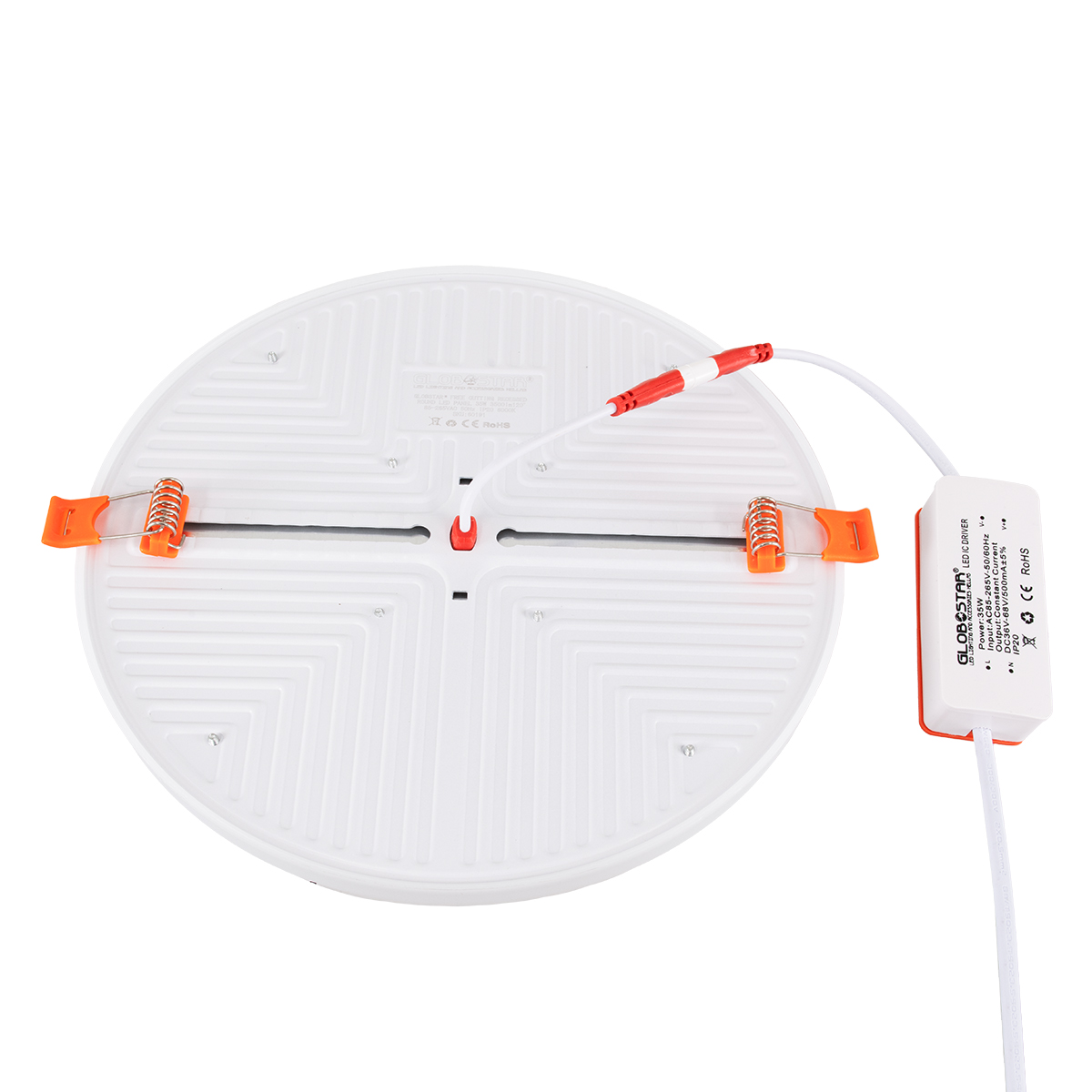 GloboStar® 60193 Χωνευτό LED Panel FrameLess Φ22cm 33W 3393lm 180° AC 220-240V IP20 με Σύστημα Ρυθμιζόμενης Τρύπας Κοπής από 3.5εκ έως 20.5εκ - Φ22.2 x Υ2cm Θερμό Λευκό 2700K - 3 Years Warranty 7 GloboStar® 60193 Χωνευτό LED Panel FrameLess Φ22cm 33W 3393lm 180° AC 220-240V IP20 με Σύστημα Ρυθμιζόμενης Τρύπας Κοπής από 3.5εκ έως 20.5εκ - Φ22.2 x Υ2cm Θερμό Λευκό 2700K - 3 Years Warranty - Image 5