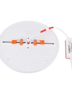 GloboStar® 60193 Χωνευτό LED Panel FrameLess Φ22cm 33W 3393lm 180° AC 220-240V IP20 με Σύστημα Ρυθμιζόμενης Τρύπας Κοπής από 3.5εκ έως 20.5εκ - Φ22.2 x Υ2cm Θερμό Λευκό 2700K - 3 Years Warranty 14 60193 6