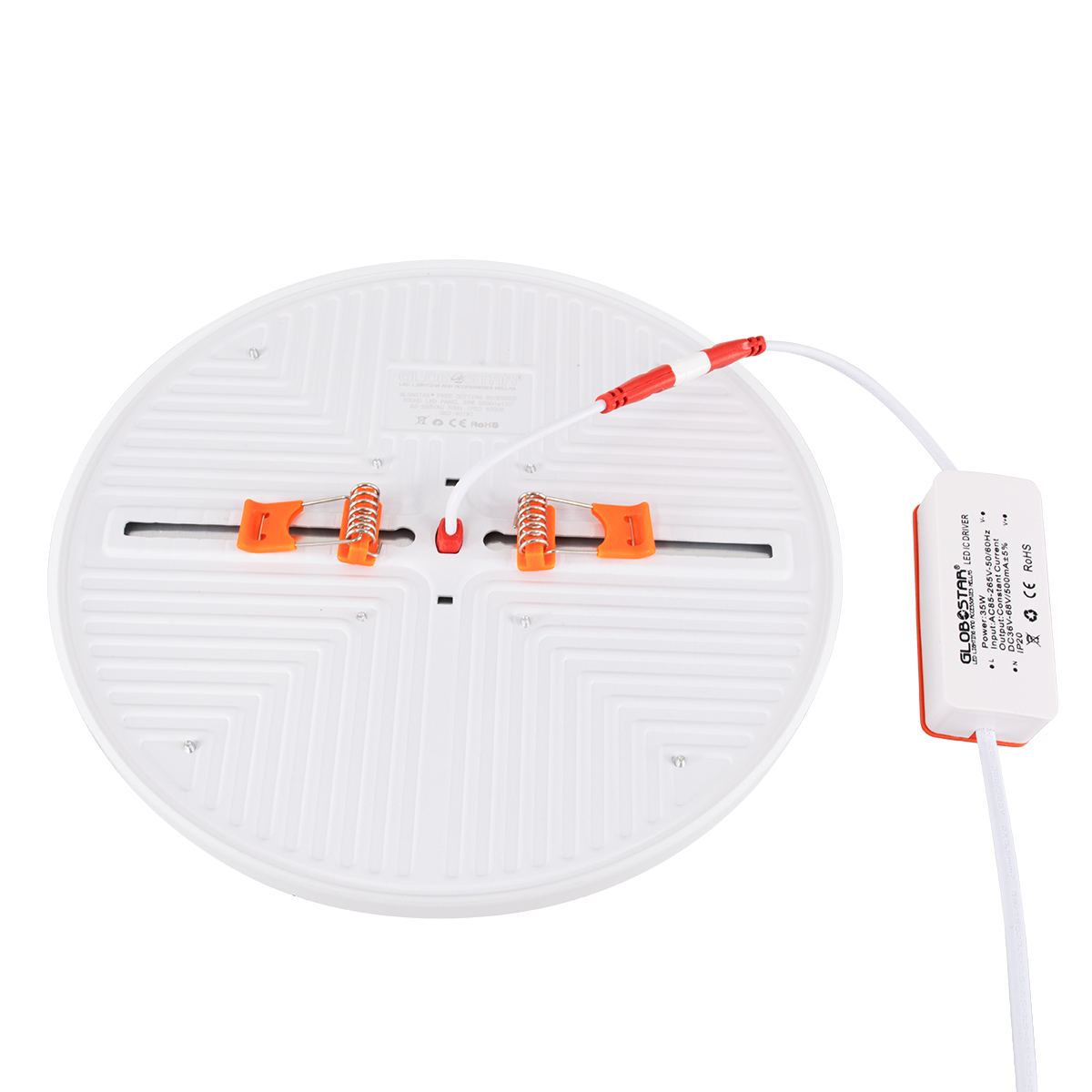 GloboStar® 60193 Χωνευτό LED Panel FrameLess Φ22cm 33W 3393lm 180° AC 220-240V IP20 με Σύστημα Ρυθμιζόμενης Τρύπας Κοπής από 3.5εκ έως 20.5εκ - Φ22.2 x Υ2cm Θερμό Λευκό 2700K - 3 Years Warranty 8 GloboStar® 60193 Χωνευτό LED Panel FrameLess Φ22cm 33W 3393lm 180° AC 220-240V IP20 με Σύστημα Ρυθμιζόμενης Τρύπας Κοπής από 3.5εκ έως 20.5εκ - Φ22.2 x Υ2cm Θερμό Λευκό 2700K - 3 Years Warranty - Image 6