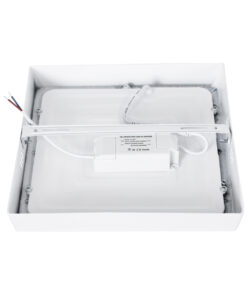 GloboStar® 60203 Εξωτερικό LED Panel 22x22cm 20W 2180lm 120° AC 220-240V IP20 Μ22 x Π22 x Υ3cm Ψυχρό Λευκό 6000K - 3 Χρόνια Εγγύηση 15 60203 7