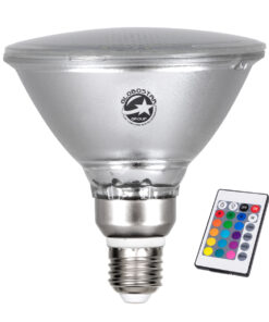 Alternative view of GLOBOSTAR® GARDENPAR 60233 Σποτ E27 PAR38 Σκληρού Υάλου με IR Ασύρματο Χειριστήριο LED 18W 1200lm 60° AC 220-240V Αδιάβροχο IP65 Πολύχρωμο RGB Dimmable - Μ12 x Π12 x Υ13cm - 3 Χρόνια Εγγύηση