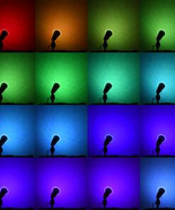 GLOBOSTAR® GARDENPAR 60233 Σποτ E27 PAR38 Σκληρού Υάλου με IR Ασύρματο Χειριστήριο LED 18W 1200lm 60° AC 220-240V Αδιάβροχο IP65 Πολύχρωμο RGB Dimmable - Μ12 x Π12 x Υ13cm - 3 Χρόνια Εγγύηση 12 60233 5