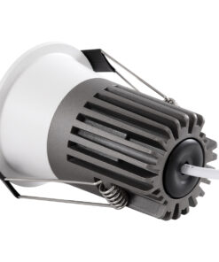 GloboStar® MICRO-B 60242 Χωνευτό LED Spot Downlight TrimLess Φ6cm 7W 910lm 38° AC 220-240V IP20 Φ6 x Υ7.8cm - Στρόγγυλο - Λευκό - Φυσικό Λευκό 4500K - Bridgelux COB - 5 Years Warranty 10 60242 3