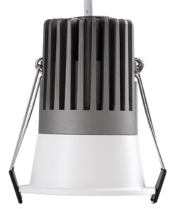 GloboStar® MICRO-B 60242 Χωνευτό LED Spot Downlight TrimLess Φ6cm 7W 910lm 38° AC 220-240V IP20 Φ6 x Υ7.8cm - Στρόγγυλο - Λευκό - Φυσικό Λευκό 4500K - Bridgelux COB - 5 Years Warranty 11 60242 4