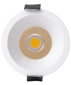 GloboStar® MICRO-B 60242 Χωνευτό LED Spot Downlight TrimLess Φ6cm 7W 910lm 38° AC 220-240V IP20 Φ6 x Υ7.8cm - Στρόγγυλο - Λευκό - Φυσικό Λευκό 4500K - Bridgelux COB - 5 Years Warranty 12 60242 5