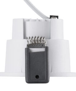 GloboStar® PLUTO-S 60248 Χωνευτό LED Spot Downlight TrimLess Φ6.4cm 7W 910lm 38° AC 220-240V IP20 Φ6.4 x Υ4.9cm - Στρόγγυλο - Λευκό & Anti-Glare HoneyComb - Φυσικό Λευκό 4500K - Bridgelux COB - 5 Years Warranty 11 60248 4