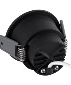 GloboStar® PLUTO-S 60250 Χωνευτό LED Spot Downlight TrimLess Φ6.4cm 7W 910lm 38° AC 220-240V IP20 Φ6.4 x Υ4.9cm - Στρόγγυλο - Μαύρο & Anti-Glare HoneyComb - Φυσικό Λευκό 4500K - Bridgelux COB - 5 Years Warranty 10 60250 3