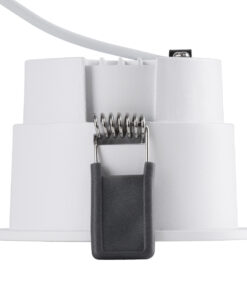 GloboStar® PLUTO-M 60255 Χωνευτό LED Spot Downlight TrimLess Φ8.4cm 10W 1250lm 38° AC 220-240V IP20 Φ8.4 x Υ5.9cm - Στρόγγυλο - Λευκό & Anti-Glare HoneyComb - Θερμό Λευκό 2700K - Bridgelux COB - 5 Years Warranty 11 60255 4