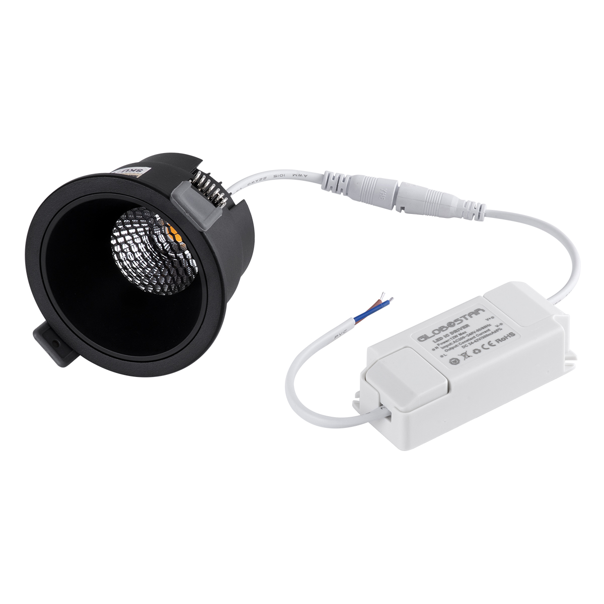 GloboStar® PLUTO-M 60257 Χωνευτό LED Spot Downlight TrimLess Φ8.4cm 10W 1250lm 38° AC 220-240V IP20 Φ8.4 x Υ5.9cm - Στρόγγυλο - Μαύρο & Anti-Glare HoneyComb - Θερμό Λευκό 2700K - Bridgelux COB - 5 Years Warranty 7 GloboStar® PLUTO-M 60257 Χωνευτό LED Spot Downlight TrimLess Φ8.4cm 10W 1250lm 38° AC 220-240V IP20 Φ8.4 x Υ5.9cm - Στρόγγυλο - Μαύρο & Anti-Glare HoneyComb - Θερμό Λευκό 2700K - Bridgelux COB - 5 Years Warranty - Image 6