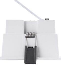 GloboStar® PLUTO-B 60276 Χωνευτό LED Spot Downlight TrimLess Μ10.4xΠ10.4cm 15W 1950lm 38° AC 220-240V IP20 Μ10.4 x Π10.4 x Υ6.5cm - Τετράγωνο - Λευκό με Μαύρο Κάτοπτρο & Anti-Glare HoneyComb - Φυσικό Λευκό 4500K - Bridgelux COB - 5 Years Warranty 11 60276 4