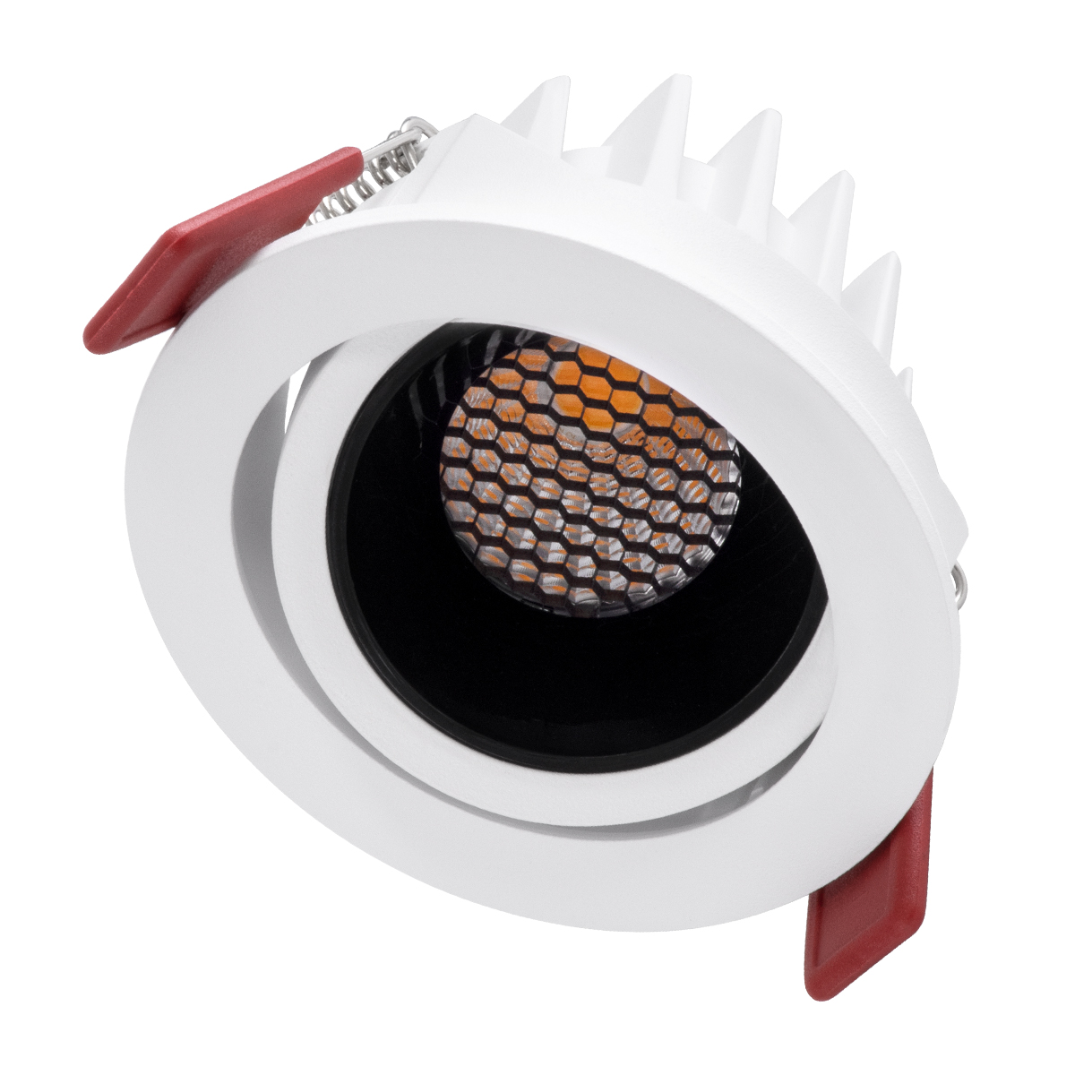 GloboStar® LEO-R 60283 Χωνευτό LED Spot Downlight TrimLess Φ8.5cm 10W 1250lm 38° AC 220-240V IP20 Φ8.5 x Υ6.6cm - Στρόγγυλο - Κινούμενο - Λευκό με Μαύρο Κάτοπτρο & Anti-Glare HoneyComb - Θερμό Λευκό 2700K - Bridgelux COB - 5 Years Warranty 3 GloboStar® LEO-R 60283 Χωνευτό LED Spot Downlight TrimLess Φ8.5cm 10W 1250lm 38° AC 220-240V IP20 Φ8.5 x Υ6.6cm - Στρόγγυλο - Κινούμενο - Λευκό με Μαύρο Κάτοπτρο & Anti-Glare HoneyComb - Θερμό Λευκό 2700K - Bridgelux COB - 5 Years Warranty - Image 2