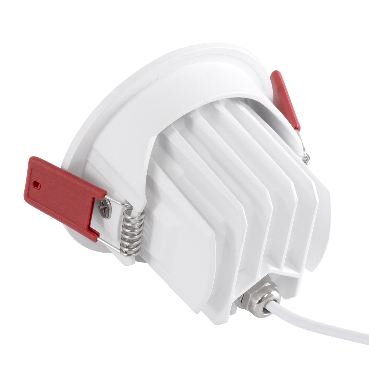 GloboStar® LEO-R 60283 Χωνευτό LED Spot Downlight TrimLess Φ8.5cm 10W 1250lm 38° AC 220-240V IP20 Φ8.5 x Υ6.6cm - Στρόγγυλο - Κινούμενο - Λευκό με Μαύρο Κάτοπτρο & Anti-Glare HoneyComb - Θερμό Λευκό 2700K - Bridgelux COB - 5 Years Warranty 4 GloboStar® LEO-R 60283 Χωνευτό LED Spot Downlight TrimLess Φ8.5cm 10W 1250lm 38° AC 220-240V IP20 Φ8.5 x Υ6.6cm - Στρόγγυλο - Κινούμενο - Λευκό με Μαύρο Κάτοπτρο & Anti-Glare HoneyComb - Θερμό Λευκό 2700K - Bridgelux COB - 5 Years Warranty - Image 3