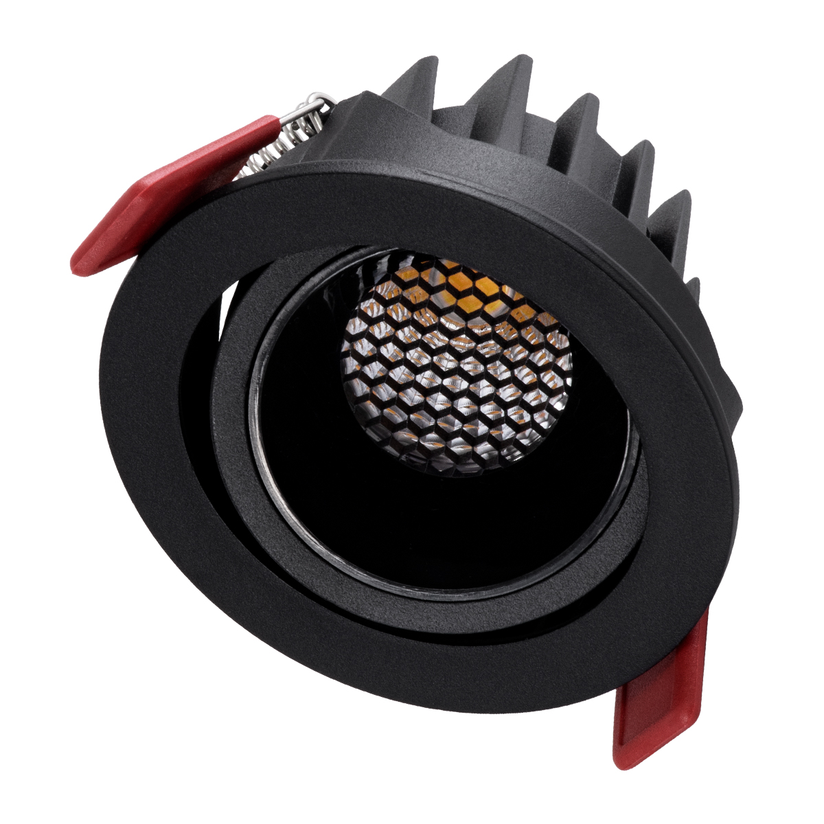 GloboStar® LEO-R 60286 Χωνευτό LED Spot Downlight TrimLess Φ8.5cm 10W 1300lm 38° AC 220-240V IP20 Φ8.5 x Υ6.6cm - Στρόγγυλο - Κινούμενο - Μαύρο & Anti-Glare HoneyComb - Φυσικό Λευκό 4500K - Bridgelux COB - 5 Years Warranty 3 GloboStar® LEO-R 60286 Χωνευτό LED Spot Downlight TrimLess Φ8.5cm 10W 1300lm 38° AC 220-240V IP20 Φ8.5 x Υ6.6cm - Στρόγγυλο - Κινούμενο - Μαύρο & Anti-Glare HoneyComb - Φυσικό Λευκό 4500K - Bridgelux COB - 5 Years Warranty - Image 2