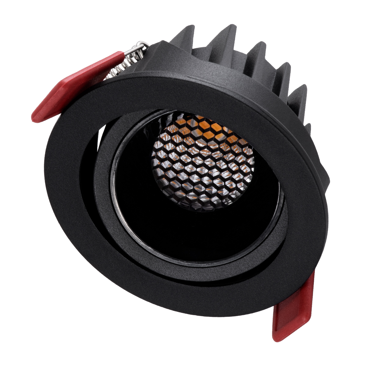 GloboStar® LEO-R 60287 Χωνευτό LED Spot Downlight TrimLess Φ8.5cm 10W 1250lm 38° AC 220-240V IP20 Φ8.5 x Υ6.6cm - Στρόγγυλο - Κινούμενο - Μαύρο & Anti-Glare HoneyComb - Θερμό Λευκό 2700K - Bridgelux COB - 5 Years Warranty 3 GloboStar® LEO-R 60287 Χωνευτό LED Spot Downlight TrimLess Φ8.5cm 10W 1250lm 38° AC 220-240V IP20 Φ8.5 x Υ6.6cm - Στρόγγυλο - Κινούμενο - Μαύρο & Anti-Glare HoneyComb - Θερμό Λευκό 2700K - Bridgelux COB - 5 Years Warranty - Image 2