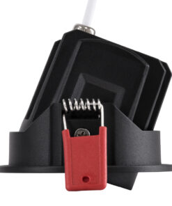 GloboStar® LEO-R 60287 Χωνευτό LED Spot Downlight TrimLess Φ8.5cm 10W 1250lm 38° AC 220-240V IP20 Φ8.5 x Υ6.6cm - Στρόγγυλο - Κινούμενο - Μαύρο & Anti-Glare HoneyComb - Θερμό Λευκό 2700K - Bridgelux COB - 5 Years Warranty 15 60287 6