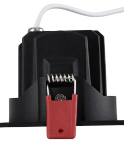 GloboStar® LEO-SQ 60292 Χωνευτό LED Spot Downlight TrimLess Μ8.5xΠ8.5cm 10W 1300lm 38° AC 220-240V IP20 Μ8.5 x Π8.5 x Υ6.6cm - Τετράγωνο - Κινούμενο - Μαύρο & Anti-Glare HoneyComb - Φυσικό Λευκό 4500K - Bridgelux COB - 5 Years Warranty 13 60292 4