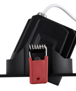 GloboStar® LEO-SQ 60292 Χωνευτό LED Spot Downlight TrimLess Μ8.5xΠ8.5cm 10W 1300lm 38° AC 220-240V IP20 Μ8.5 x Π8.5 x Υ6.6cm - Τετράγωνο - Κινούμενο - Μαύρο & Anti-Glare HoneyComb - Φυσικό Λευκό 4500K - Bridgelux COB - 5 Years Warranty 15 60292 6