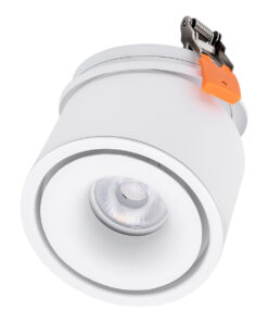 Alternative view of GloboStar® OMEGA-R 60295 Χωνευτό LED Spot Downlight TrimLess Φ10cm 12W 1500lm 36° AC 220-240V IP20 Φ10 x Υ8.2cm - Στρόγγυλο - Λευκό - Θερμό Λευκό 2700K - Bridgelux COB - 5 Years Warranty