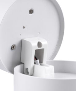 GloboStar® OMEGA-S 60299 Επιφανειακό LED Spot Downlight Φ10cm 12W 1500lm 36° AC 220-240V IP20 Φ10 x Υ10.5cm - Στρόγγυλο - Λευκό - Θερμό Λευκό 2700K - Bridgelux COB - 5 Years Warranty 20 60299 9