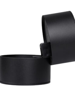 GloboStar® OMEGA-S 60300 Επιφανειακό LED Spot Downlight Φ10cm 12W 1560lm 36° AC 220-240V IP20 Φ10 x Υ10.5cm - Στρόγγυλο - Μαύρο - Φυσικό Λευκό 4500K - Bridgelux COB - 5 Years Warranty 17 60300 6