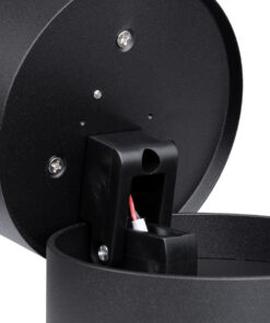 GloboStar® OMEGA-S 60300 Επιφανειακό LED Spot Downlight Φ10cm 12W 1560lm 36° AC 220-240V IP20 Φ10 x Υ10.5cm - Στρόγγυλο - Μαύρο - Φυσικό Λευκό 4500K - Bridgelux COB - 5 Years Warranty 20 60300 9