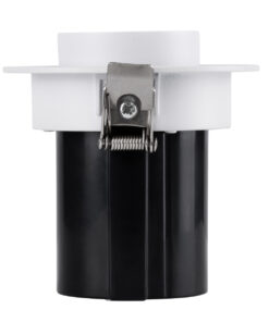 GloboStar® VIRGO-S 60303 Χωνευτό LED Spot Downlight TrimLess Φ9cm 7W 875lm 36° AC 220-240V IP20 Φ9cm x Υ9cm - Στρόγγυλο - Λευκό με Μαύρο Κάτοπτρο - Θερμό Λευκό 2700K - Bridgelux COB - 5 Years Warranty 19 60303 4