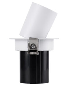 GloboStar® VIRGO-S 60303 Χωνευτό LED Spot Downlight TrimLess Φ9cm 7W 875lm 36° AC 220-240V IP20 Φ9cm x Υ9cm - Στρόγγυλο - Λευκό με Μαύρο Κάτοπτρο - Θερμό Λευκό 2700K - Bridgelux COB - 5 Years Warranty 21 60303 6